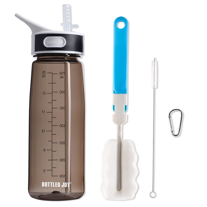Flaschen- Freude 0.7L wasser flasche mit strohhalm trinken Tritan bpa frei freundlicher wasser Filter flaschen freundlicher Griff mein Fitnessstudio Kunststoff flasche