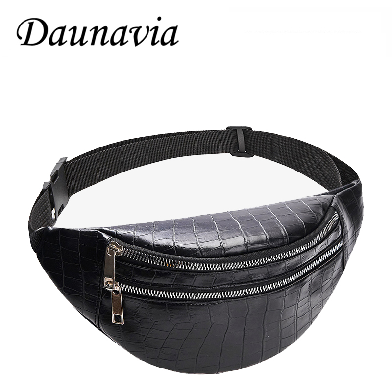 Daunavia krokodillemønster taljetasker til kvinder luksus håndtasker kvinder tasker bælte brysttasker fanny taljepakker