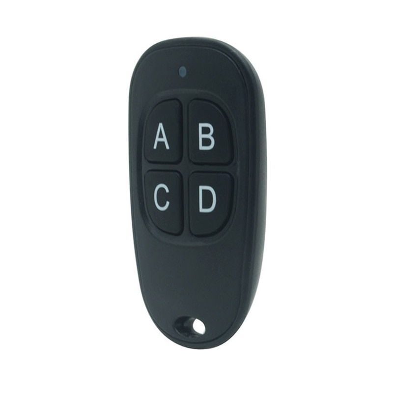 Portable Garage Door Opener 433mhz Electric Retractable Door Remote Control Black And White Copy Code Remote Control