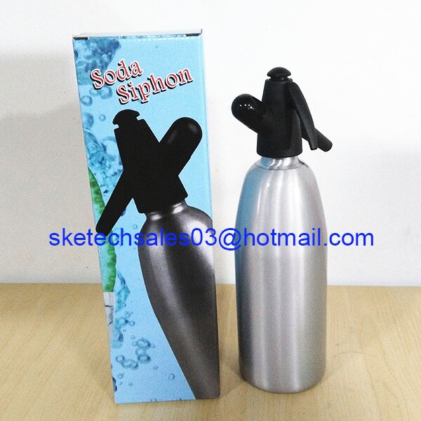 Home DIY Soda Water Dispenser Machine 1000ML: Silver