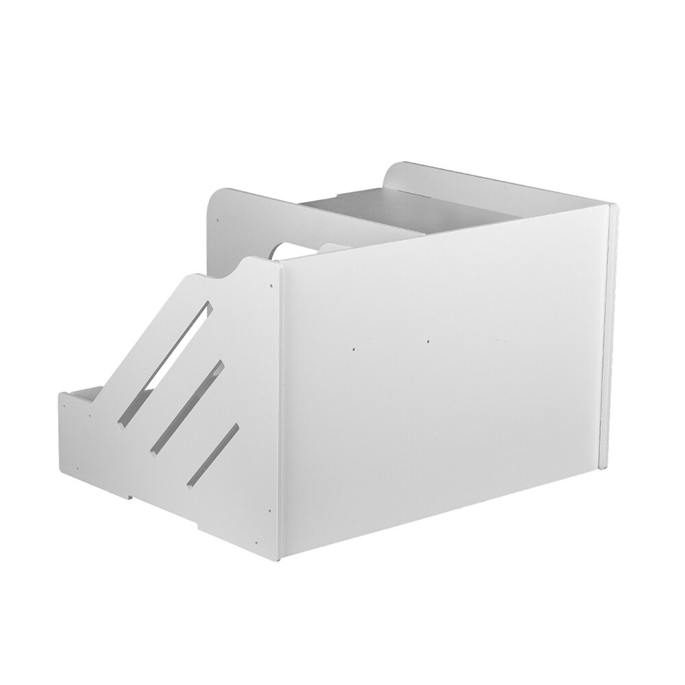 Boek Tijdschrift Houder Desk Organizer Briefpapier Opslag Stand Plank Rack Desktop Bestand Rek Opslag Artefact multi-layer