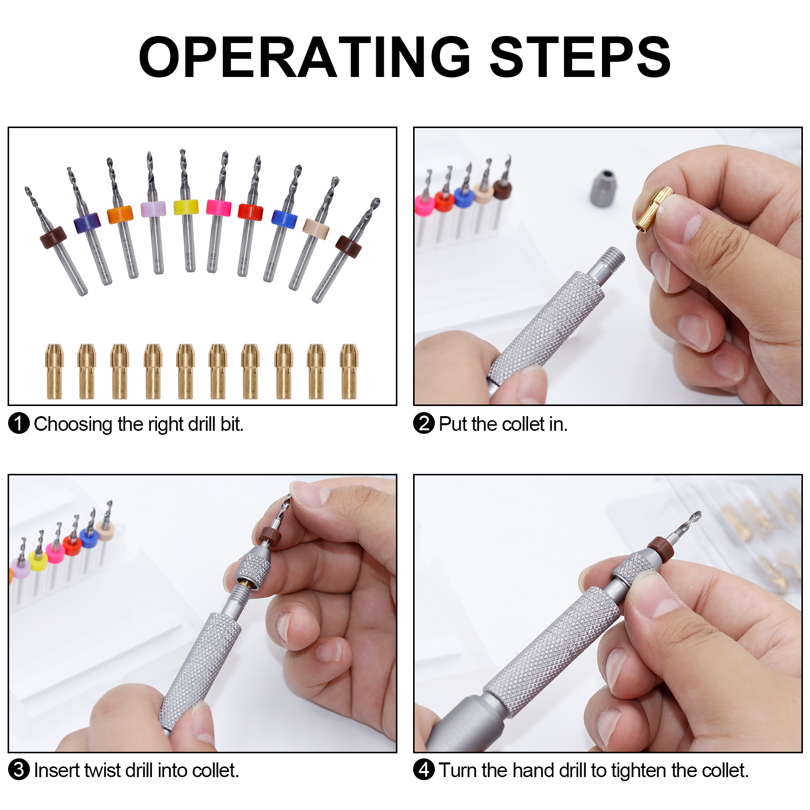 11 or 21-Piece Needle Vise Set Decompression Hand ... – Grandado