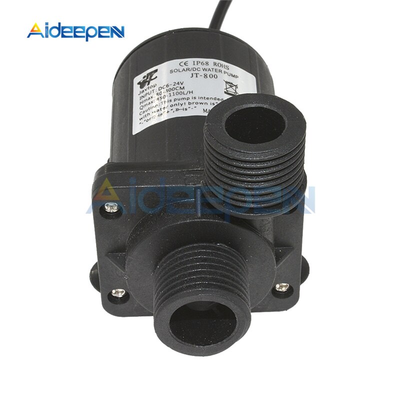 DC 12V 24V 800L/H 5m 22W Solar Brushless Motor Water Circulation Water Pump Submersibles Water Pumps Centrifugal Pump