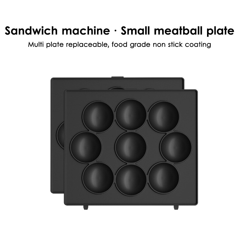 220V Electric Sandwich Maker Waffle Maker Timed Toaster Baking Multifunctional Breakfast Machine Pancake Sandwichera Toaster: A