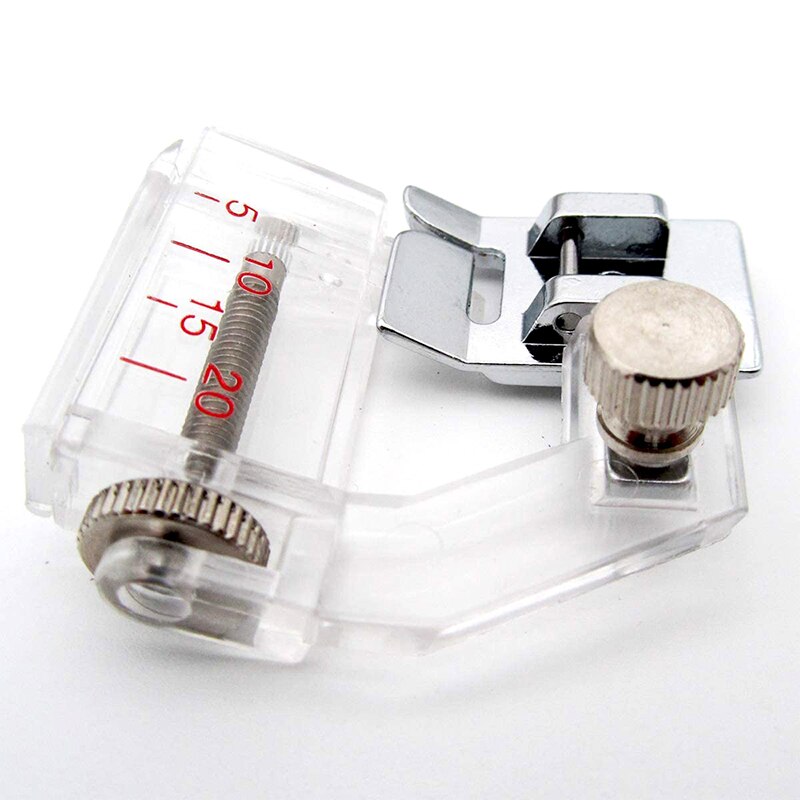 1 Pcs Verstelbare Bias Tape Binding Voet Snap On Naaivoet Voor Brother Naaimachine Accessoires