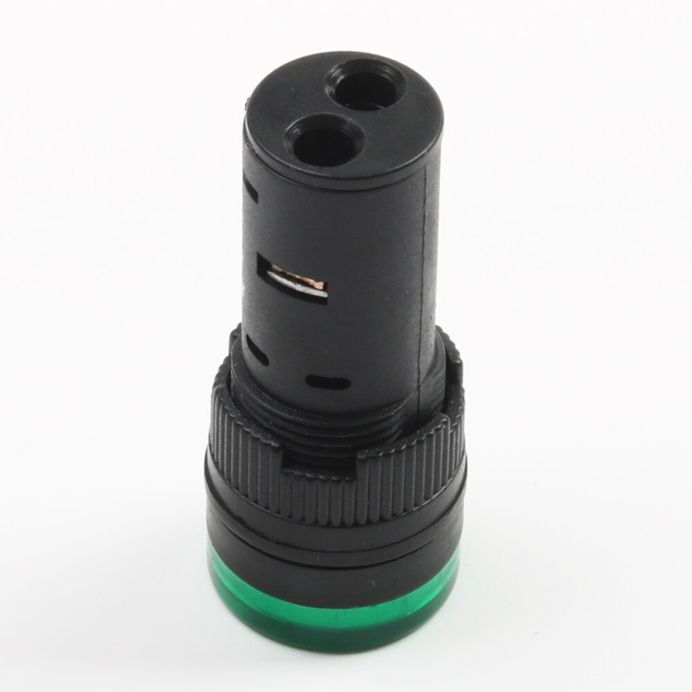20pcs/lot LED indicator lamp dia 16mm AD16-16C LED signal light indicator AC220V DC12V 24V 36V Green