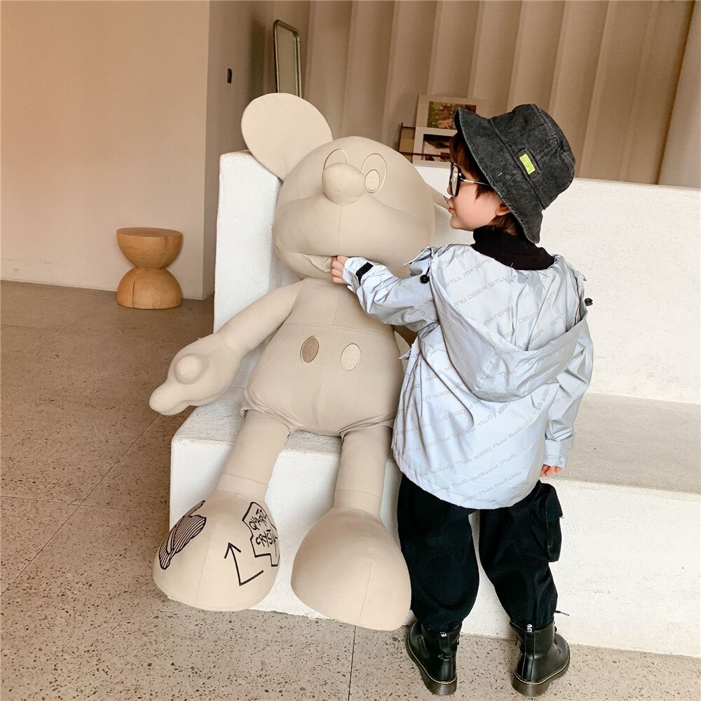 Benemaker Spring Baby Clothes Girls Boys For Light Reflective Jackets Teen Windbreaker Kids Hooded Coats Children Clothing CX049