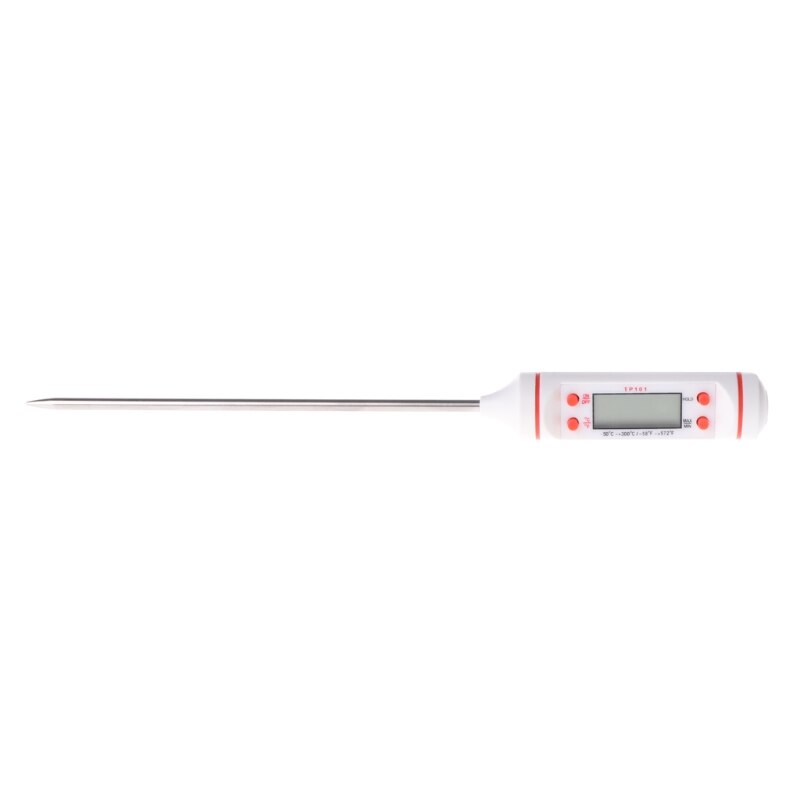 Digital Food Thermometer Probe with Instant Read LCD Screen Anti-Corrosion Kitchen Tool
