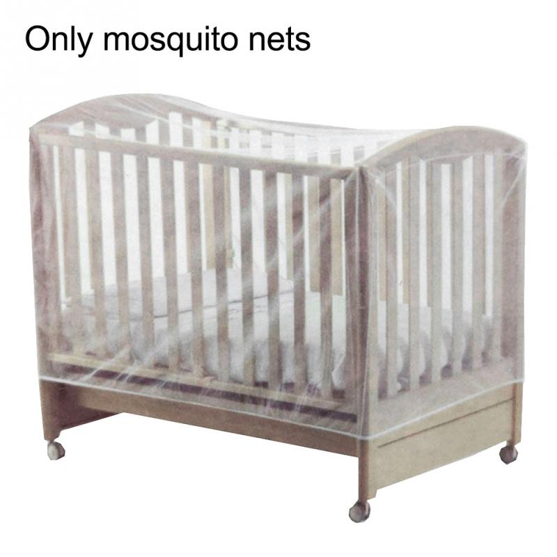 Insect Baby Cot Crib Mosquito Net Mesh Cover Summer Polyester Travel Portable Accessories Home Bedding Elastic Band Foldable