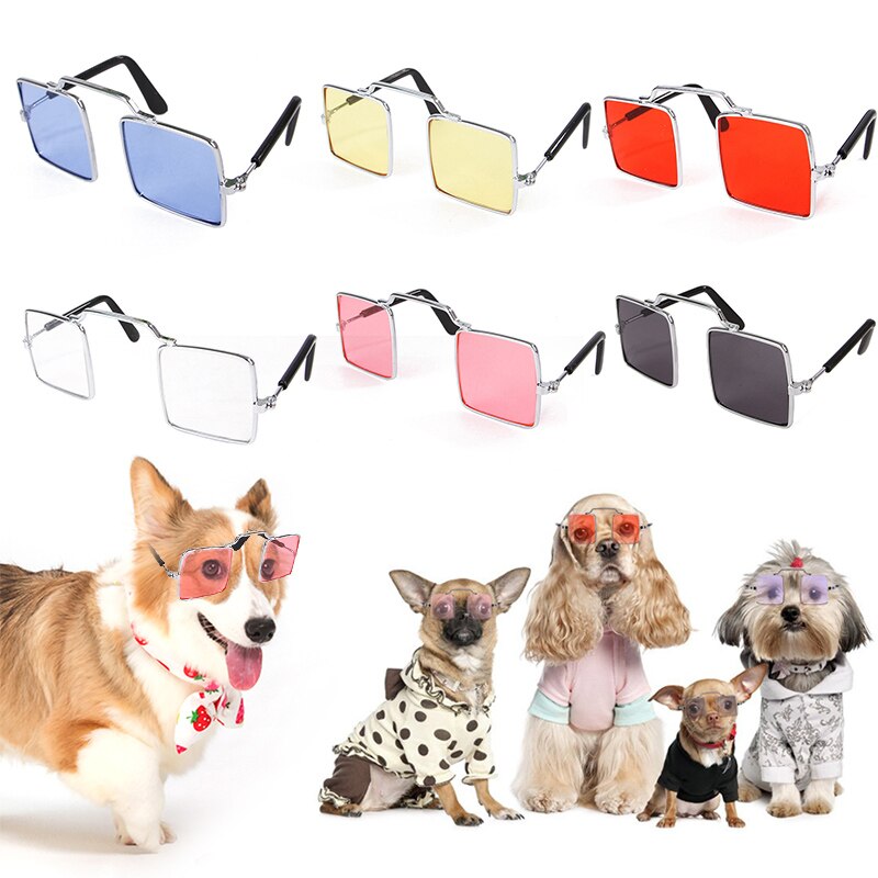 Creatieve Mooie Glazen Kat Huisdier Producten Eye-Wear Zonnebril Voor Kleine Hond Kat Glazen Foto Props