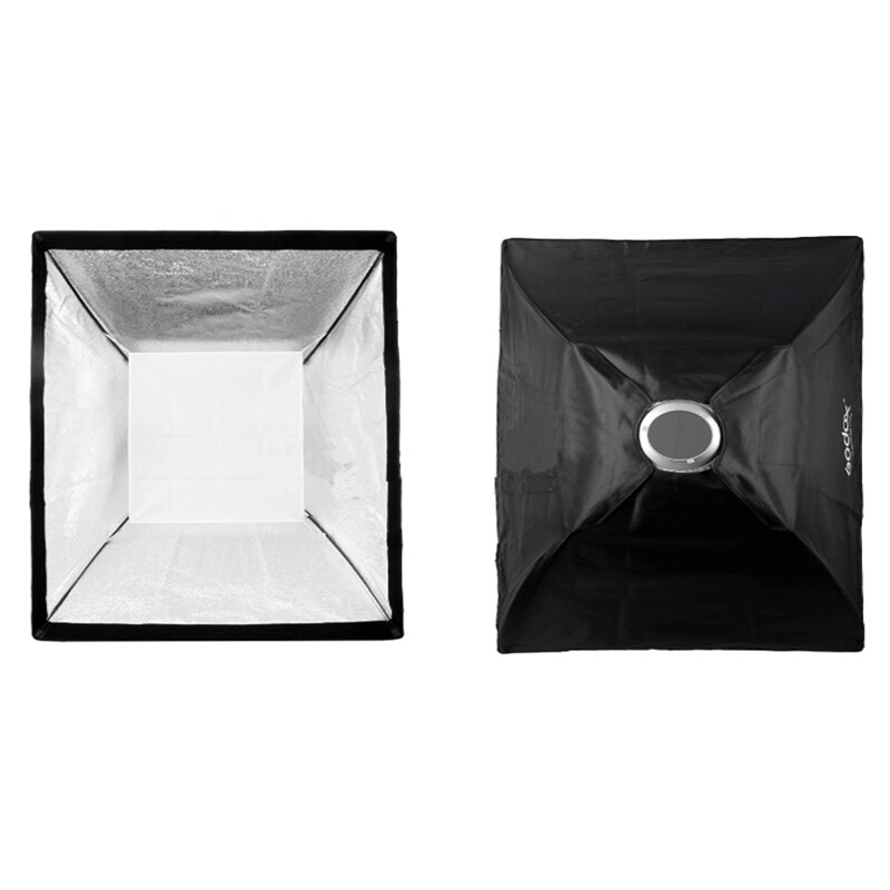 Godox 24"x 24" 60*60cm Softbox Reflective Soft box Diffuser with Bowens Mount for Pro Photography Studio Strobe Flash Light