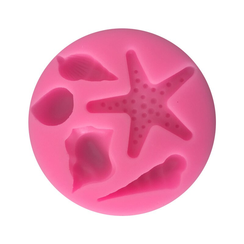 Marine siliconen mal zeepaardje schelp zeemeermin schildpad fondant chocolade sieraden sleutelhanger epoxy mal taart decoratie accessoires: Sky Blue