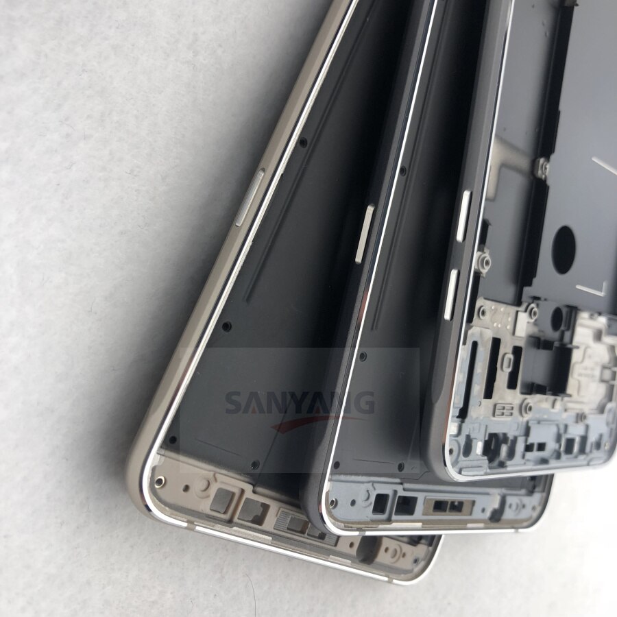 per Samsung galassia J5 J7 2016 J510 J510F J510FN J710F J710 Alloggiamento Del Telefono Anteriore J5 Medio cornice Bezel Telaio + tasti + Colla