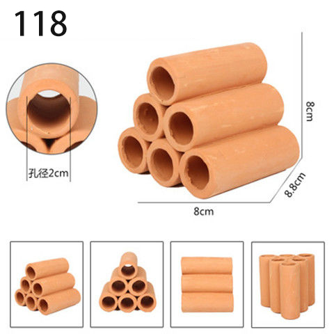 Akwarium mini ceramiczne zbiorniki ryby krewetki dom gniazdo tarło hodowla jaskinia glina garnki ozdoba robić akwarium ozdoby ozdoby: 118
