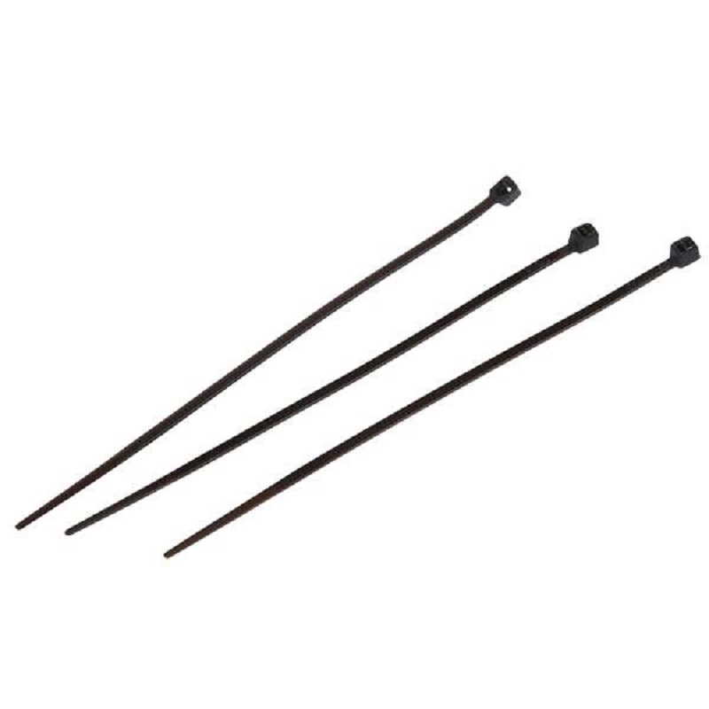 ! Cable Ties nylon1000 Pcs Black Plastic Cable Zip Tie Fasten Wrap 95mm x 2mm