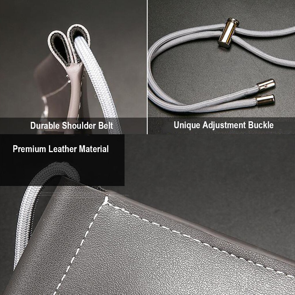 PU Leather Hair Scissor Bag Clips Bag Hairdressing Barber Scissor Holster Pouch Holder Case with Waist Shoulder Belt