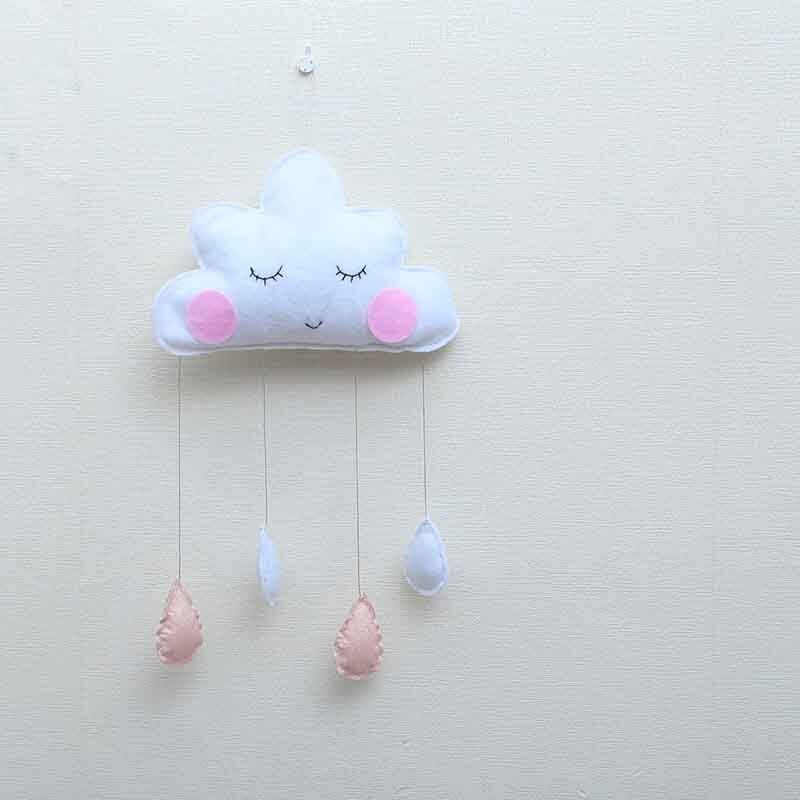 Colgante de gota de agua nube cosas para la decoración de la habitación de bebé decoración de la habitación del bebé cosas de bebé para recién nacidos fotografía tienda Decoración: 3