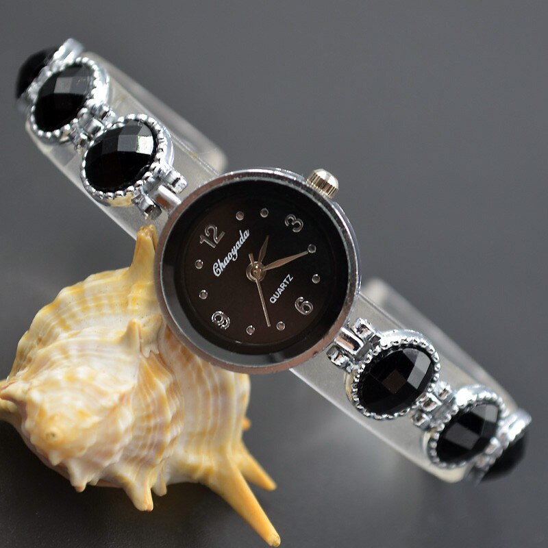 Mode Polshorloge Vrouwen Meisje Prachtige Metalen Legering Band Quartz Armband Horloges 925