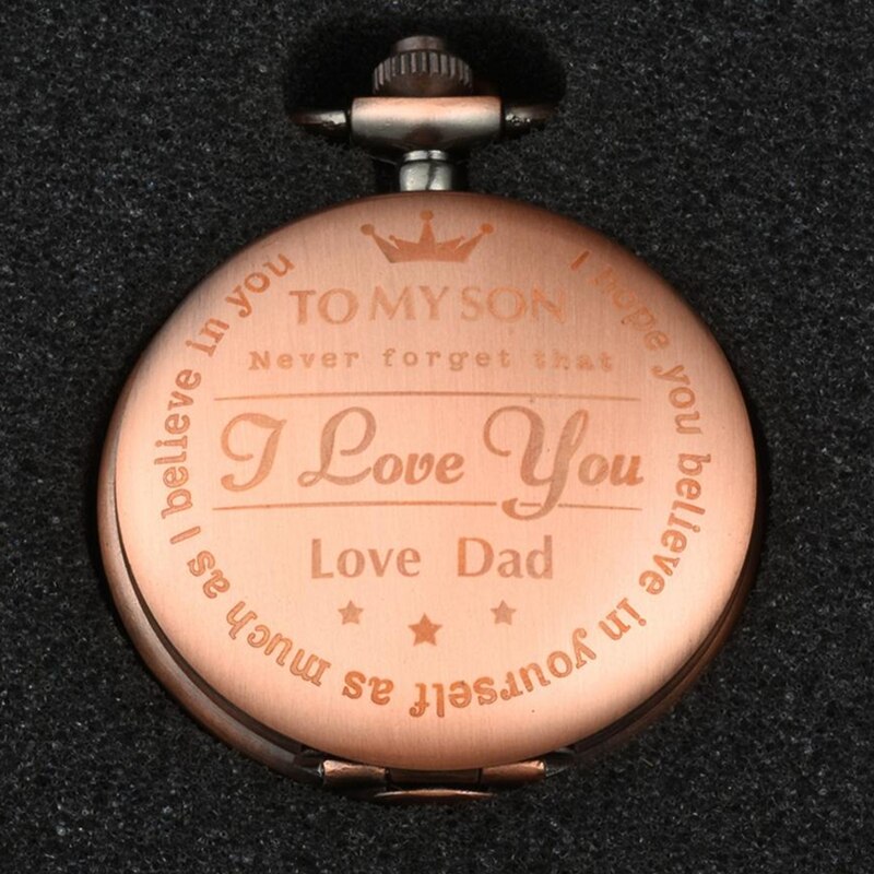 Fars dag vintage kæde retro lommeur halskæde til bedstefar far afslappet klassiske memorial ure mandligt ur