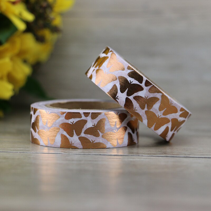 Golden Koper Folie Washi Tape Vlinder Japanse 1 5 Grandado golden-koper-folie-washi-tape-vlinder-japanse-1-5-grandado
