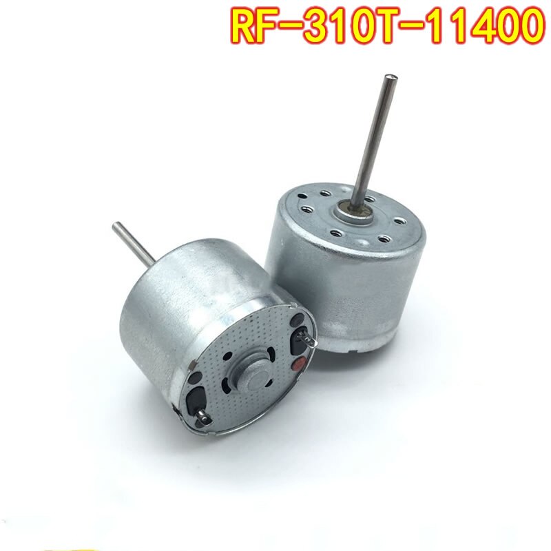 Mabuchi Round Mini RF-310T-11400 Long Axis for Fan/hand Crank Generator Motor Micro DC Motor 3V-6V 6400RPM Toy Model Accessories