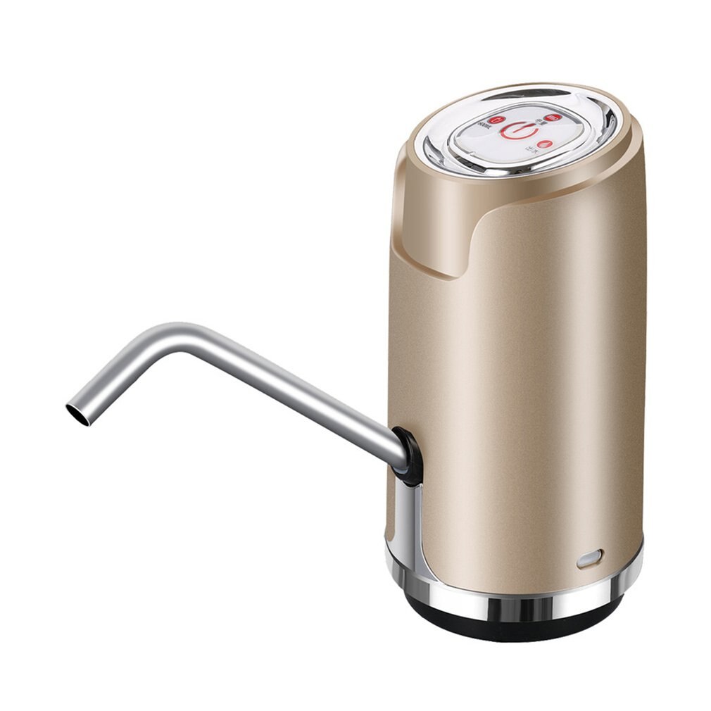 Automatic Water Pump Electric Water Dispenser Pump Automatic Drinking Water Bottle Pump Smart USB Charging Wireless Pump: Gold