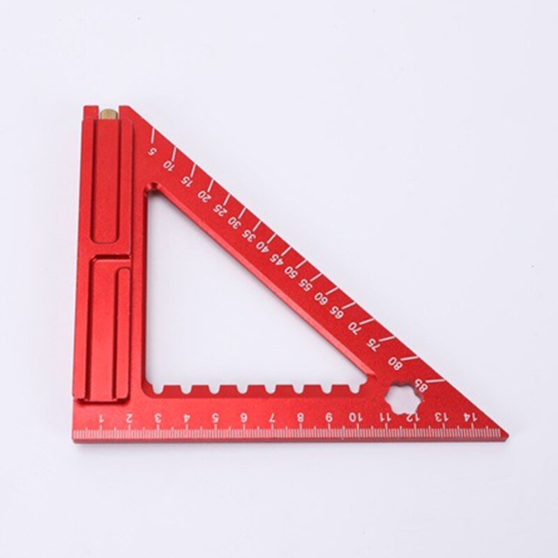 Carpenter Woodworking Triangle Square Tool Folding Measuring Frame Ruler T8DB