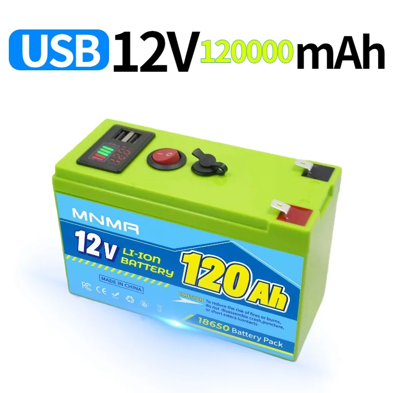 12V 60Ah Lithium Rechargeable LiFeP04 Battery Deep Cycle for Solar Power,UPS🗺️Scooters,Power Wheels,Fish Finder,Built-in BMS