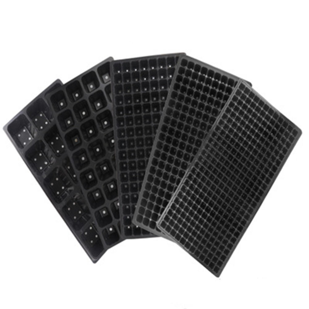 Bac de démarrage de semis en plastique avec 32/50/98/105/128 trous, 10 pièces, pour plantation de semis, plantes de Propagation, Pots de fleurs, pépinière: 128 Holes 10PCS