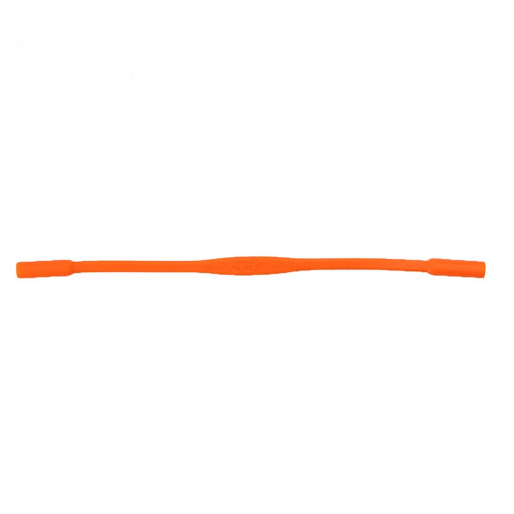 Flessibile In Silicone Cavo di Alta Qualità Dei Capretti Dei Bambini Anti-skid Cinghia Elastica Occhiali Holder Occhiali Corda: Orange