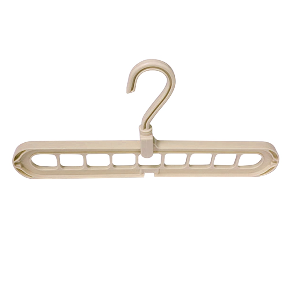 Soporte de múltiples puertos círculo percha de ropa giratoria antideslizante percha plegable colgante portátil para el hogar húmedo seco Almacenamiento de ropa Hange: Amarillo