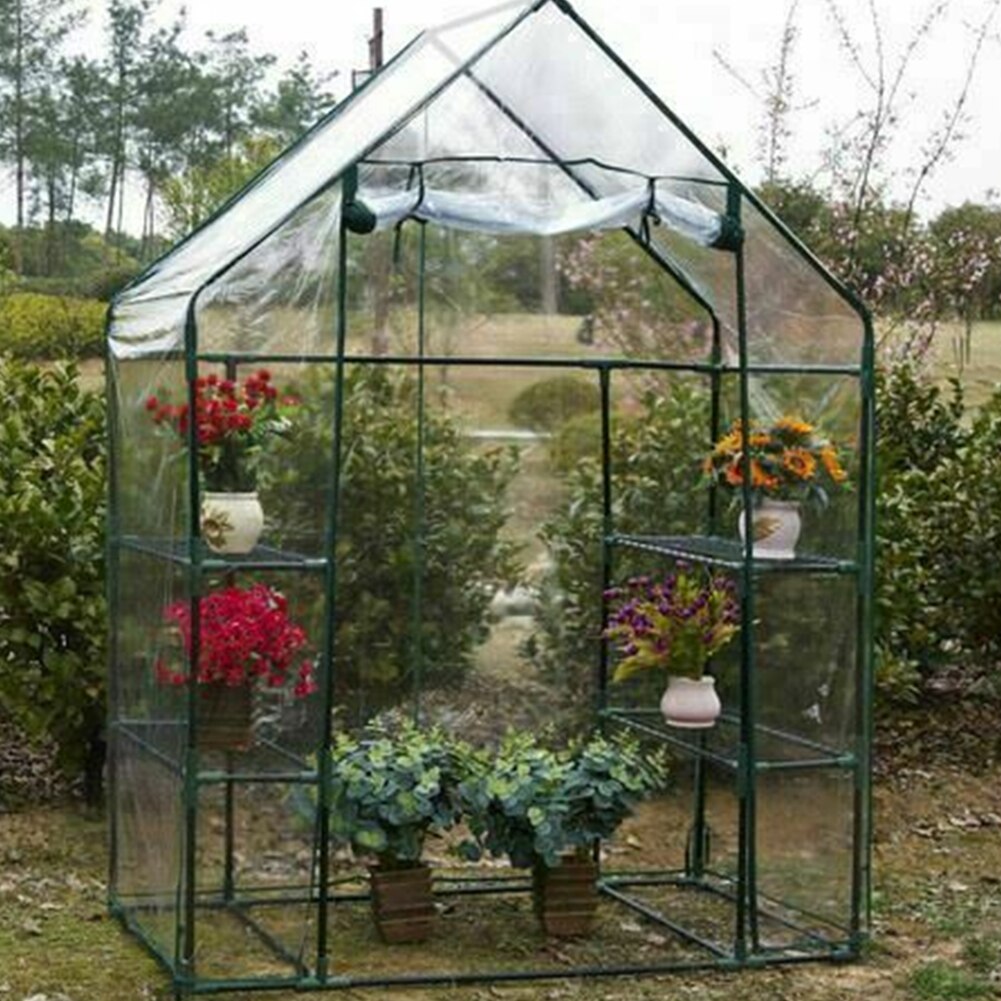 Invernadero de verduras de 0,04mm, cubierta de polietileno para cultivo agrícola, lámina de película transparente, impermeable, Anti-UV, protección de jardín para plantas