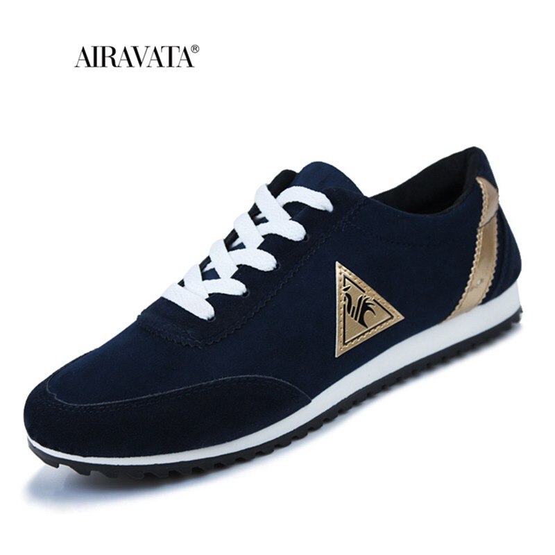 Zapatillas de deporte cómodas transpirables con cordones para caminar, zapatos planos resistentes al desgaste: Azul / 40