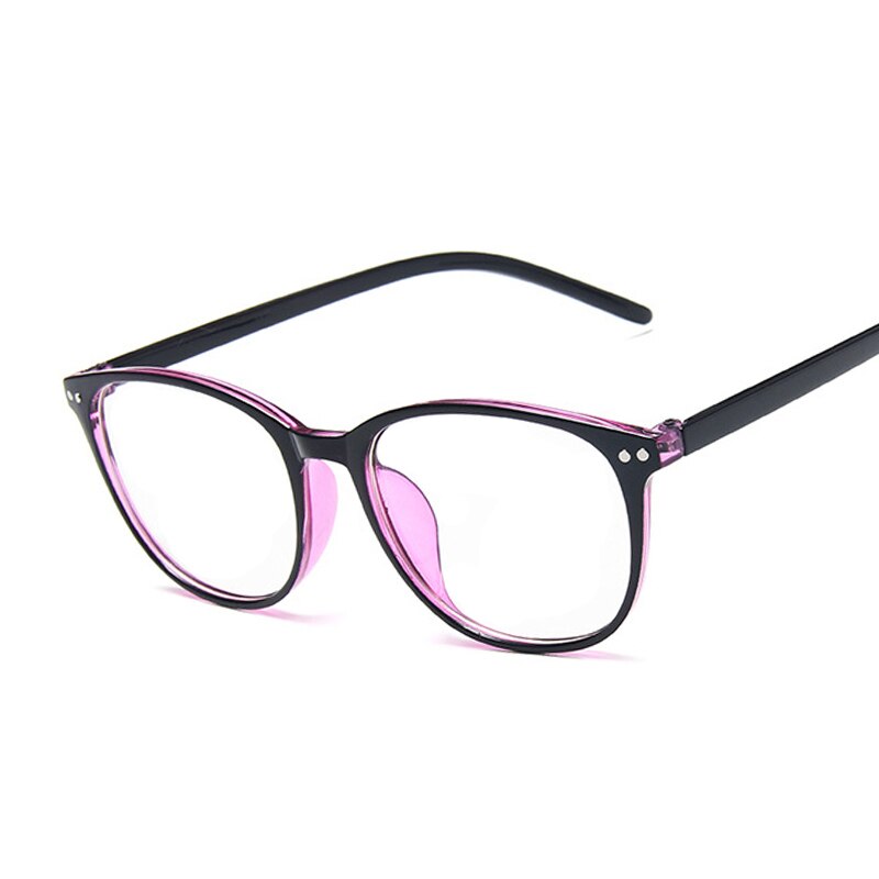 Retro miesten läpinäkyvät lasit kirkkaat linssit pc comotuer -neliön silmälasikehykset naisille, jotka lukevat silmälaseja miesten silmälasit