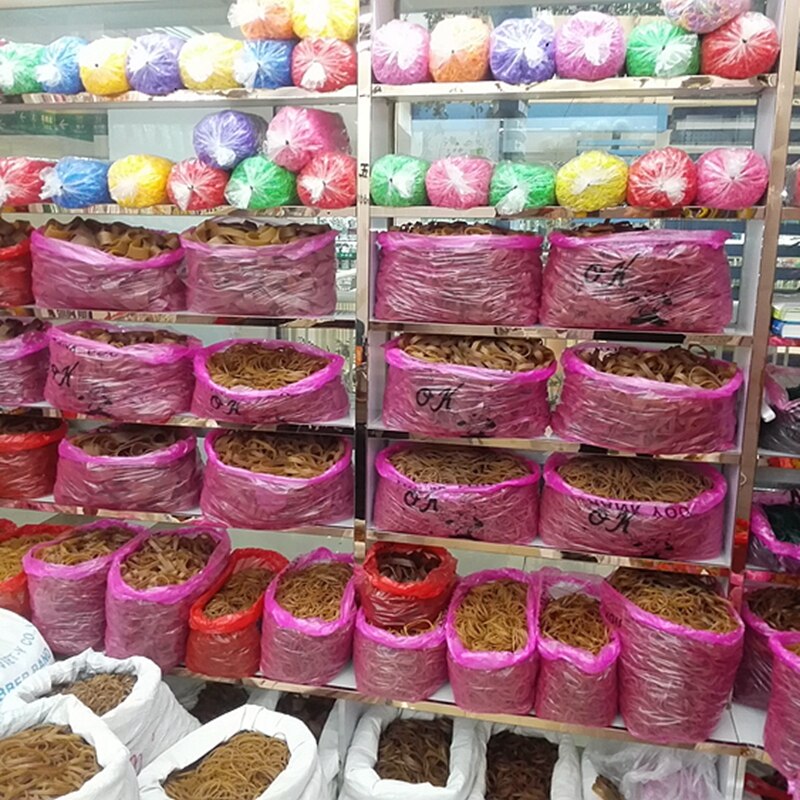 60mm rubber office stationery holder office supplies desk accessories rubber band packing binding Tie Elastic rod rubber bands