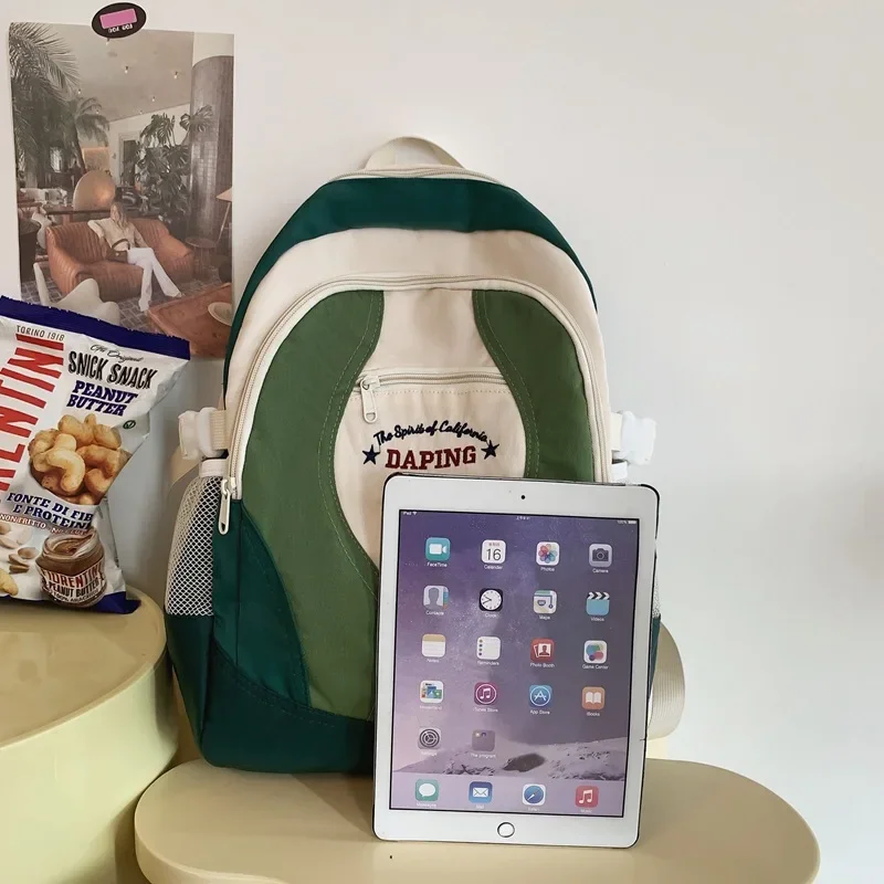 Schultaschen Damen Rucksack Unisex Laptoptaschen Große Kapazität Umhängetasche Freizeitreisetasche Teenager Student Schultasche
