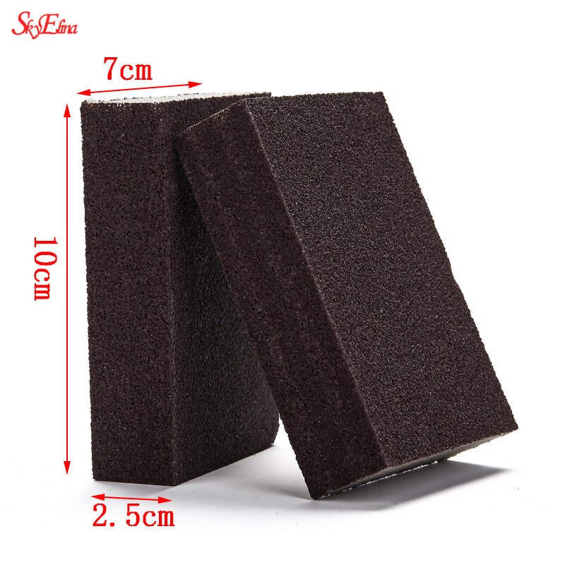 Éponge noire en mélamine, 100x70x25mm, 1/5 pièces, gomme magique, nettoyeur pour la cuisine, 7z