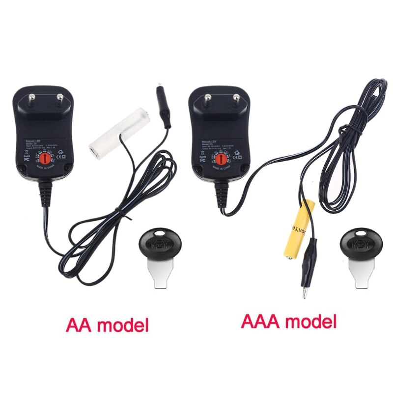 Verstelbare Aa Aaa Batterij Eliminator Eu Power Adapter Vervangen 2-8 Stuks Batterijen