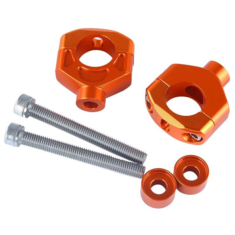 Moto Manubrio riser Morsetto per Montaggio Sollevatore sbarra Morsetti riser Universale per KTM duca 390 690 SMC-R 2007-2009: Default Title