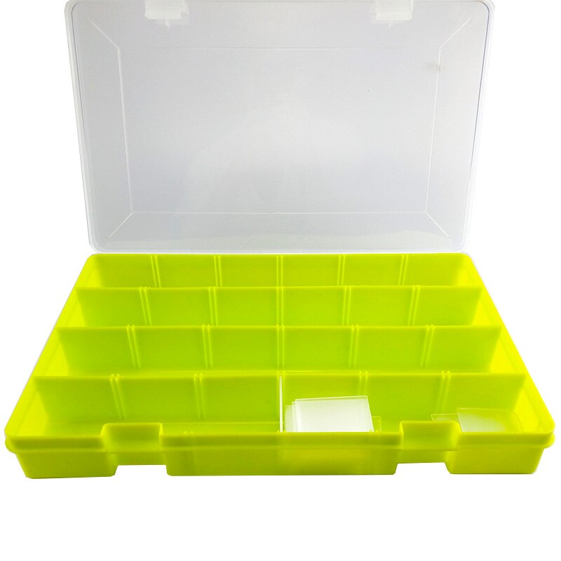 2 Size Fishing lure box Single Layer DIY Fishing Tackle Box Large Capacity Fishing Lure Storage Box Case B284