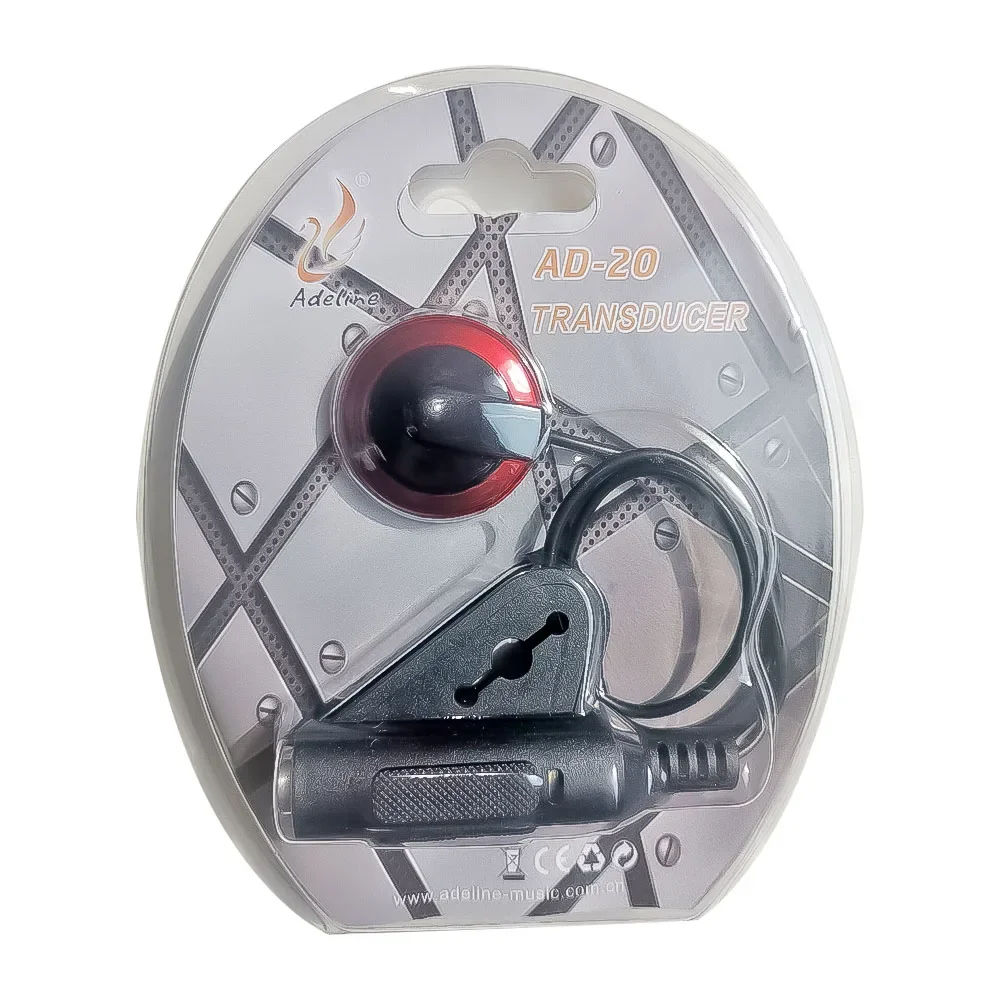 AD-35 Mini Klang wählen-hoch Piezo Verstärker Wandler Stock Piezo aufsammeln für Akustische Gitarre Ukulele Violine Cello Banjo: Weiß