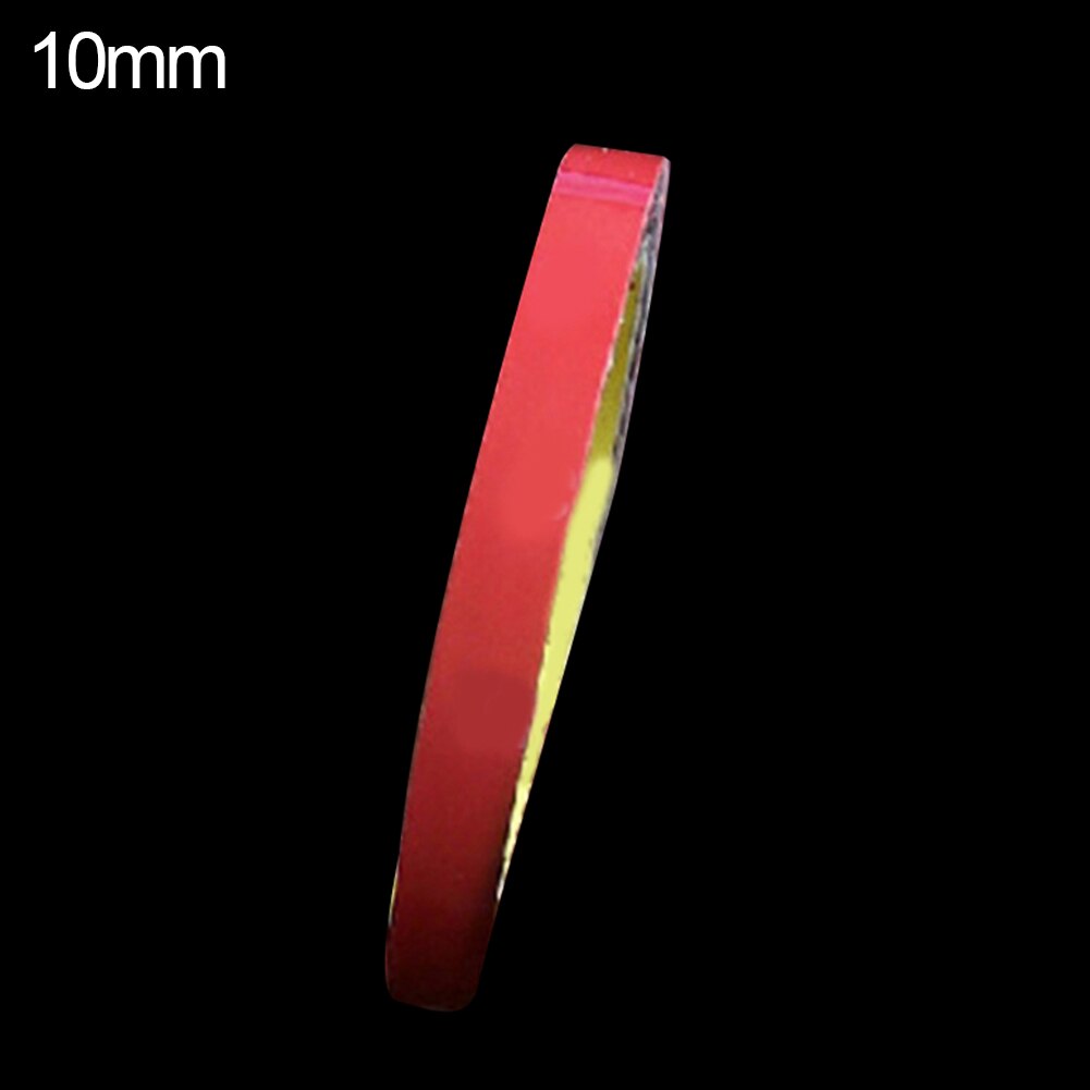 1 Roll Acrylic Car Home Double Sided Attachment Strong Adhesive Tape: Red 10mm
