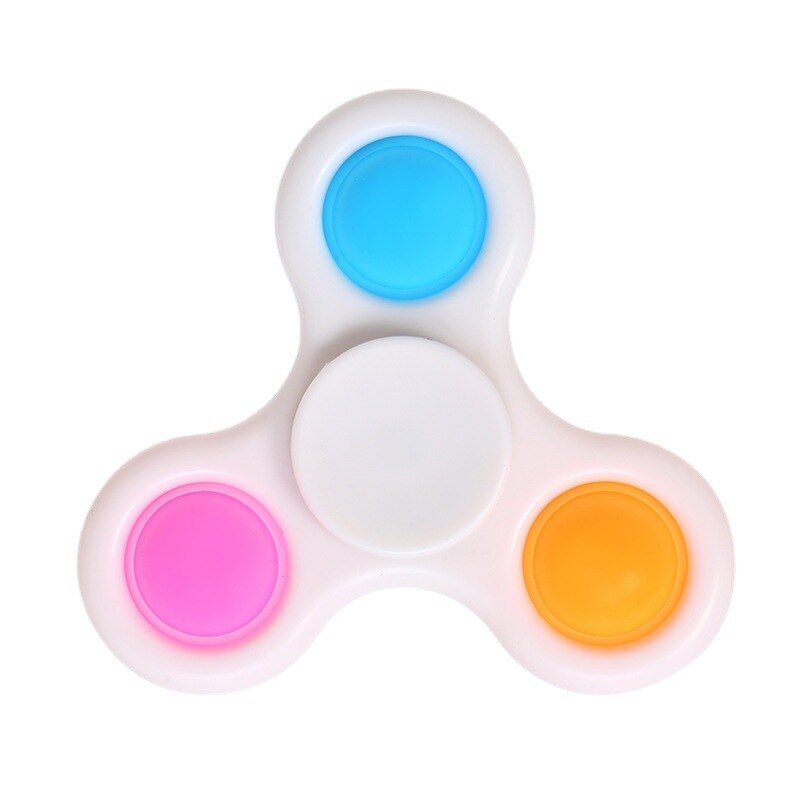 Toys Fidget Sensory Pop It Toy push pop bubble key chain spinner simple dimple popit fidget toy