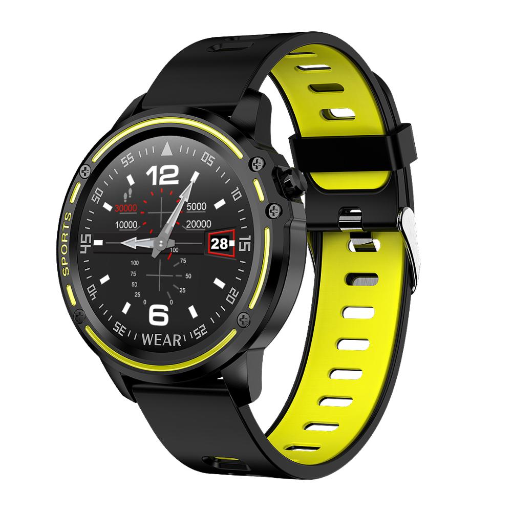 L12 L8 Smart Horloge Ecg + Ppg IP68 Waterdichte Bluetooth Call Bloeddruk Hartslag Sport Smartwatch Voor Android Ios pk L7 M5: L8-Y-9