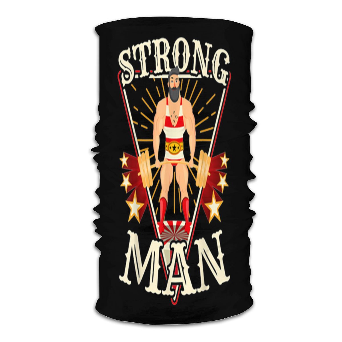 Funny Deadlift Vintage Circus Strongman Costume Colour Animal Top Science Top Cheap Price Dj Scarves Bandana