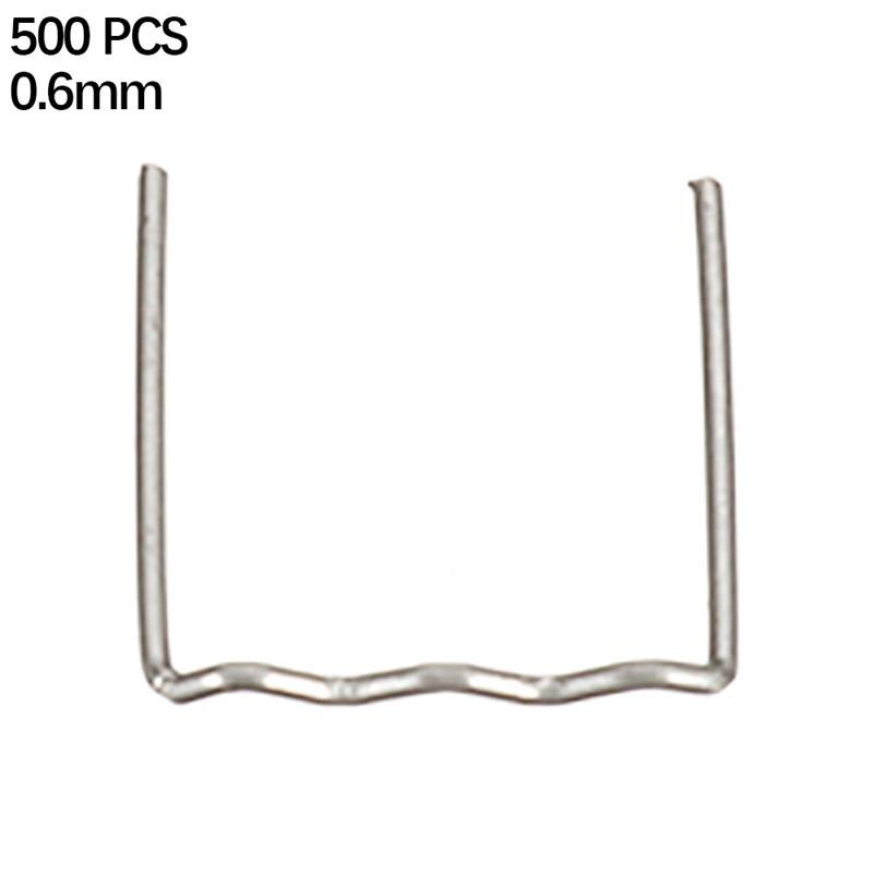 500 stk stifter plast sveise reparasjonsmaskin 0.6/0.8mm rustfritt stål s/m/v/wave for bilverktøy støtfanger nylon sveiseverktøy: 0.6mm