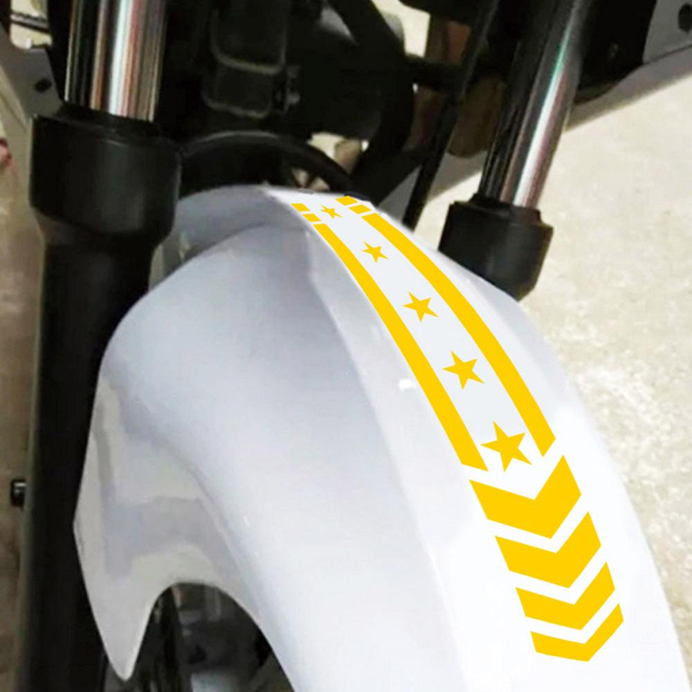 Motorcycle Racing Body Side Waarschuwing Streep Rok Decal Sticker Voor Alle Auto &#39;S Vinyl Bumper Reflecterende Decal Sticker
