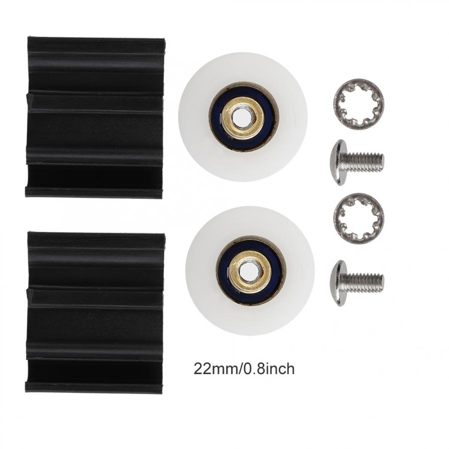 Drivhus dør hjul haller dør hjul haller drivhus dør hjul udskiftning kits 22mm