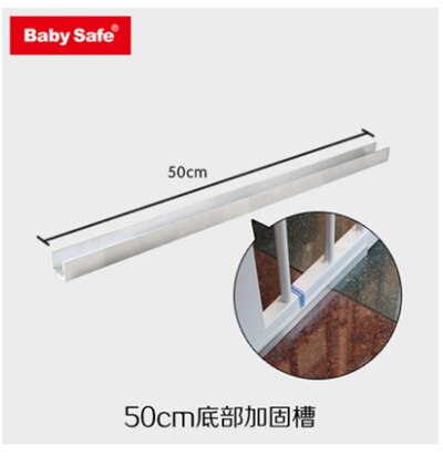 Puerta de Hierro de metal babysafe puerta de seguridad para bebés valla de aislamiento para mascotas 75-82cm de ancho Hong kong gratis: 50cm groove