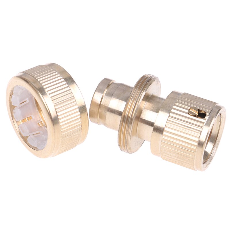 1PCS Garden tap Brass 3/4 hose Quick Connector Garden Irrigation 25mm hose Connector Pure copper Adapter